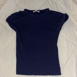 Zara Navy Blue Short Sleeve Tee